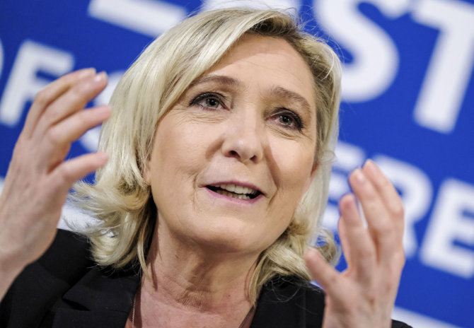 „Scanpix“/AP nuotr./Marine Le Pen