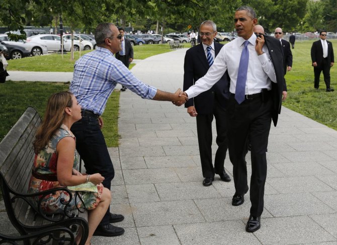 „Reuters“/„Scanpix“ nuotr./Barackas Obama nebėra pasaulio numylėtinis