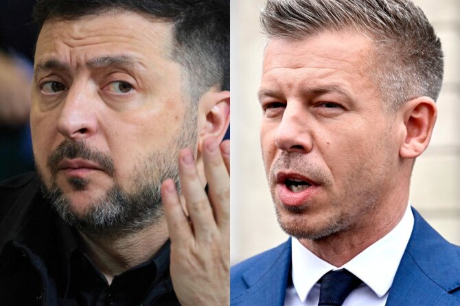 AFP/AP/Scanpix/Volodymyras Zelenskis, Peteris Magyaras