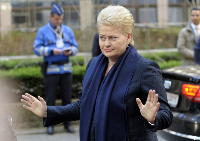 „Reuters“/„Scanpix“ nuotr./Lietuvos prezidentė Dalia Grybauskaitė