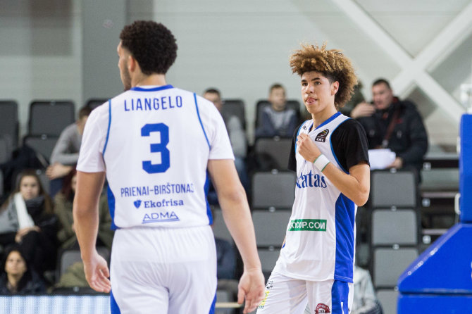 Žygimanto Gedvilos / 15min nuotr./LiAngelo Ballas ir LaMelo Ballas