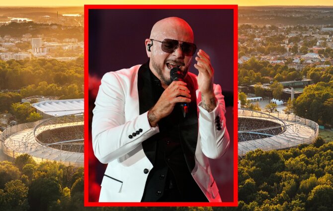 Scanpix nuotr./Pitbull, Dariaus ir Girėno stadionas