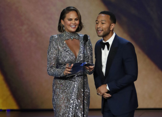 „Reuters“/„Scanpix“ nuotr./Chrissy Teigen ir Johnas Legendas