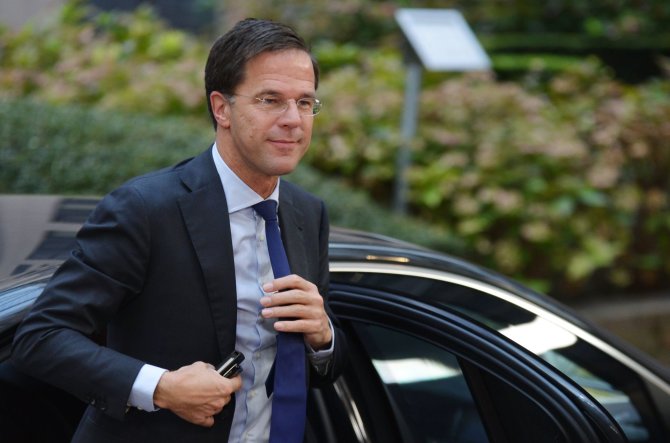 „Scanpix“ nuotr./Nyderlandų premjeras Markas Rutte