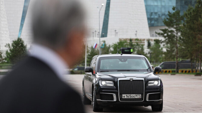 Kremlin.ru nuotr./Vladimiro Putino automobilis