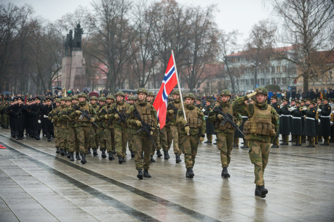 A.Pliadžio nuotr./Norvegijos kariai Lietuvoje