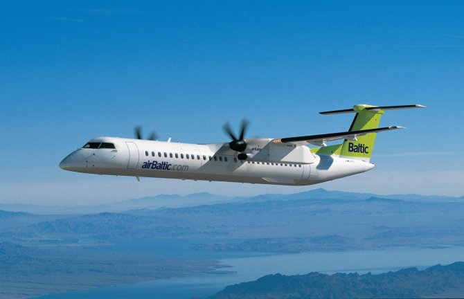 Airbaltic.com nuotr./„Airbaltic“ lėktuvas „Bombardier Q400 NextGen“