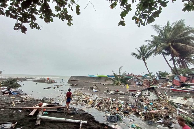 „AFP“/„Scanpix“/Potvynis Filipinuose nuniokojo miestus