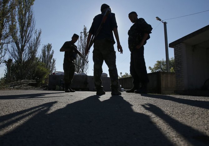 „Reuters“/„Scanpix“ nuotr./Teroristai Ukrainoje