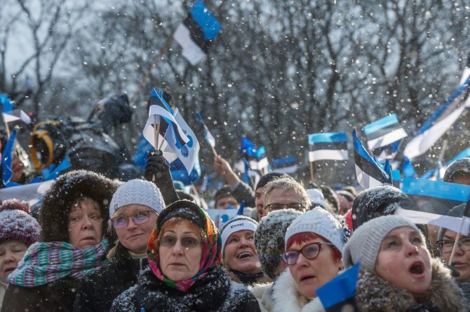 AFP/„Scanpix“ nuotr./Estija švenčia nepriklausomybės šimtmetį