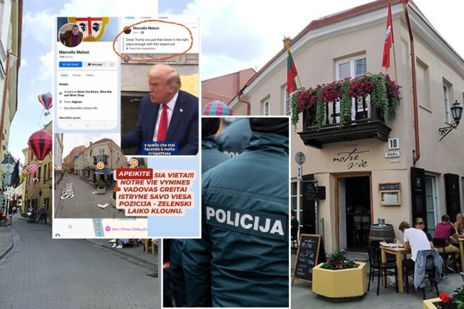 Tripadvisor , Facebook ir BNS nuotr./Vyninė „Notre Vie“, socialinių tinklų įrašas, policija