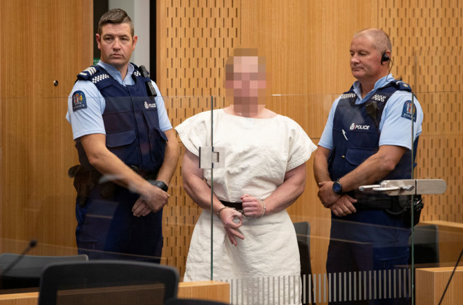„Reuters“/„Scanpix“ nuotr./Naujosios Zelandijos šaulys Brentonas Tarrantas