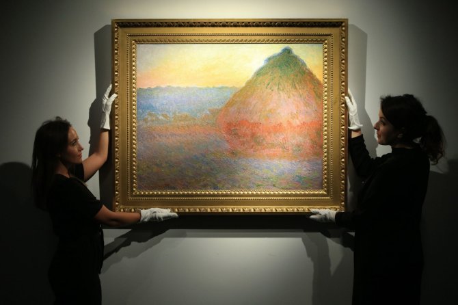 „Scanpix“/„PA Wire“/„Press Association Images“ nuotr./Claude Monet paveikslas aukcione Niujorke parduotas už 81,4 mln. dolerių