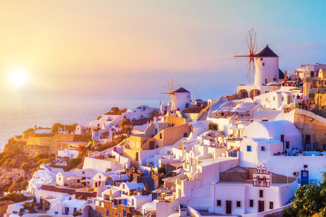 Shutterstock nuotr./Santorinas