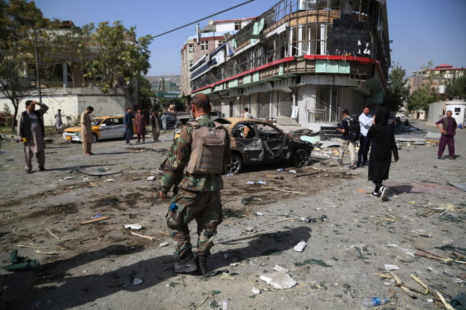 ZUMAPRESS / Scanpix nuotr./JAV pripažino, kad per smūgį mirtininko automobiliui Kabule žuvo civilių