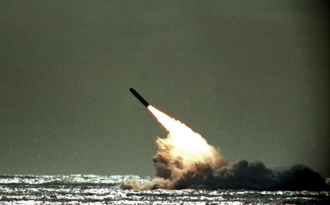 AP/ „Scanpix“/Branduolinė raketa „Trident II“