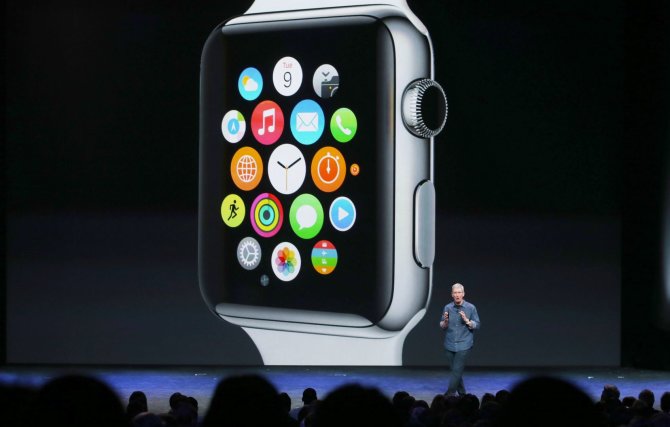 „Scanpix“ nuotr./išmanusis laikrodis „Apple Watch“
