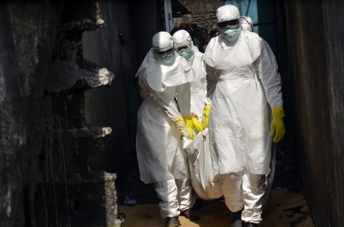 AFP/„Scanpix“ nuotr./Ebolos virusas Afrikoje