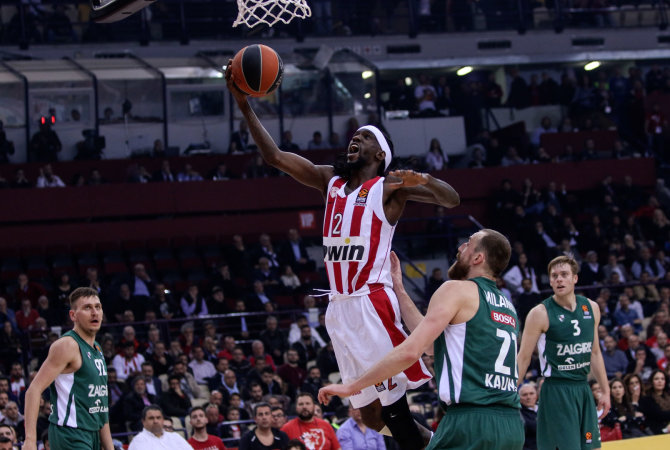 Getty Images/Euroleague.net nuotr./Eurolygos rungtynėse Pirėjuje „Žalgiris“ įveikė „Olympiakos“ 72:68.