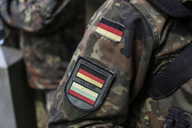 Ievos Budzeikaitės nuotrauka/Vokietijos kariuomenės ženklas 