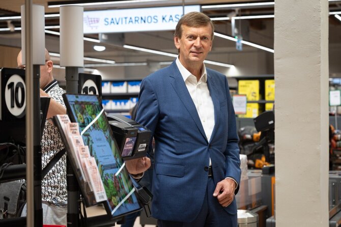 „Norfos“ nuotr./Dainius Dundulis atnaujintoje „Norfos“ parduotuvėje