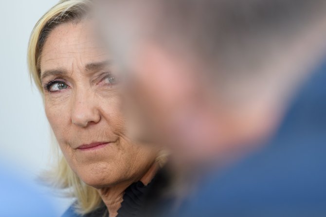 „Shutterstock“/Prancūzijos dešiniųjų lyderė Marine Le Pen