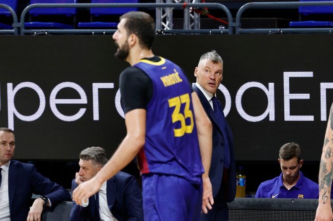 „Barca Basket“ „Twitter“ nuotr./Šarūnas Jasikevičius