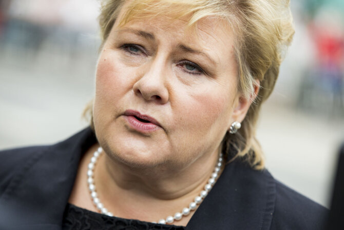 „Scanpix“ nuotr./Norvegijos premjerė Erna Solberg