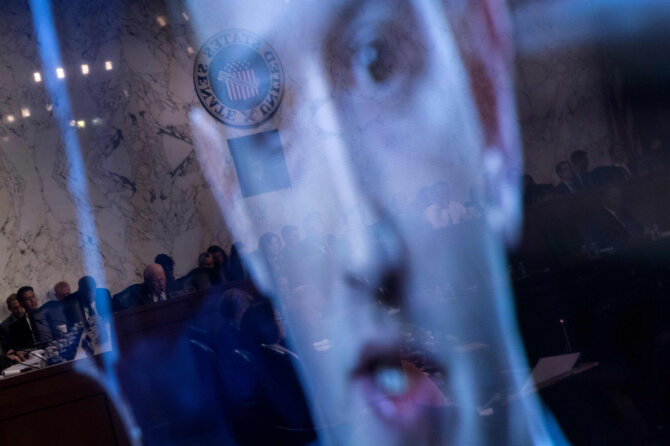 AFP/„Scanpix“ nuotr./Markas Zuckerbergas liudija JAV Senate