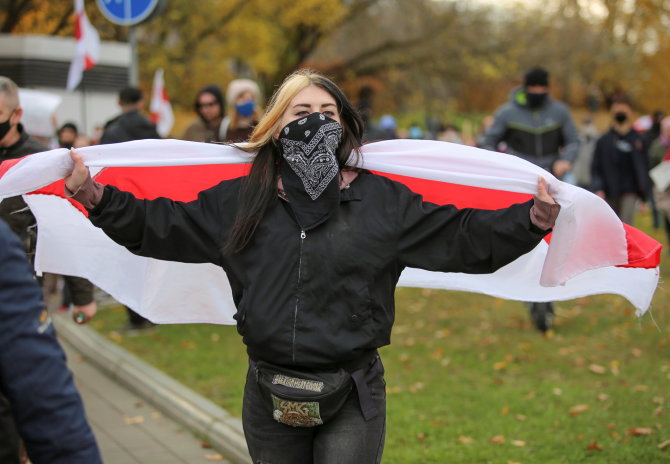 „Reuters“/„Scanpix“ nuotr./Protestas Baltarusijoje