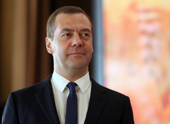 „Scanpix“ nuotr./Dmitrijus Medvedevas