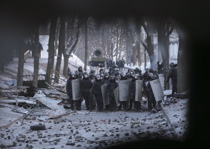 „Reuters“/„Scanpix“ nuotr./„Berkut“ Kijeve