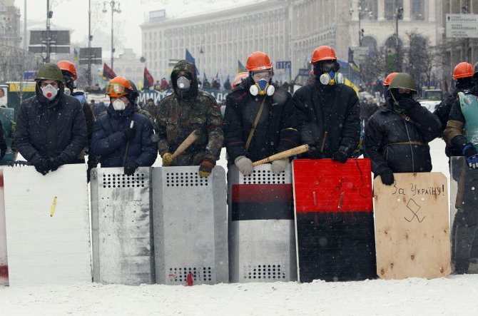Protestuotojai Kijeve