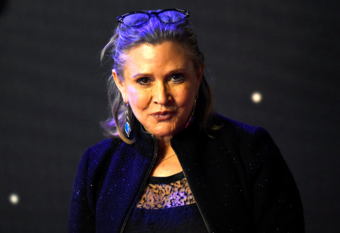 Scanpix nuotr./Carrie Fisher