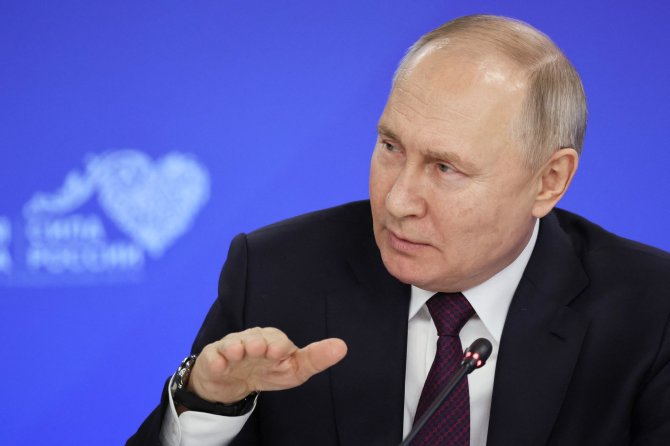 „AFP“/„Scanpix“/Rusijos prezidentas Vladimiras Putinas