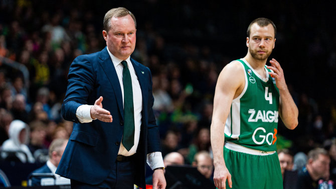 zalgiris.lt nuotr./Kazys Maksvytis ir Lukas Lekavičius