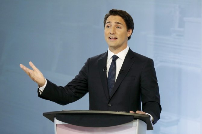 „Reuters“/„Scanpix“ nuotr./Kanados ministras pirmininkas Justinas Trudeau
