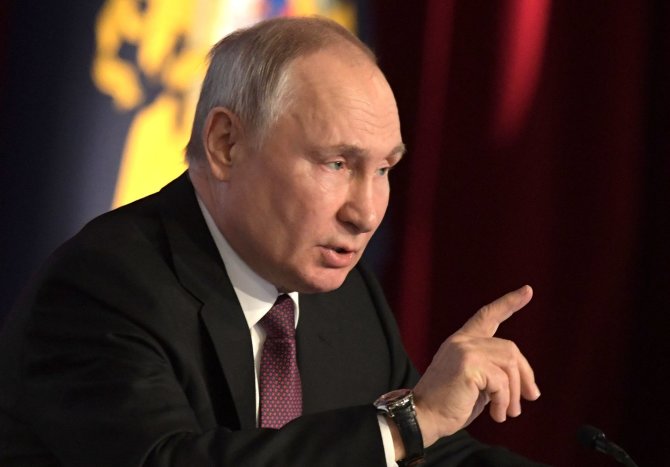 „AFP“/„Scanpix“/Rusijos lyderis Vladimiras Putinas