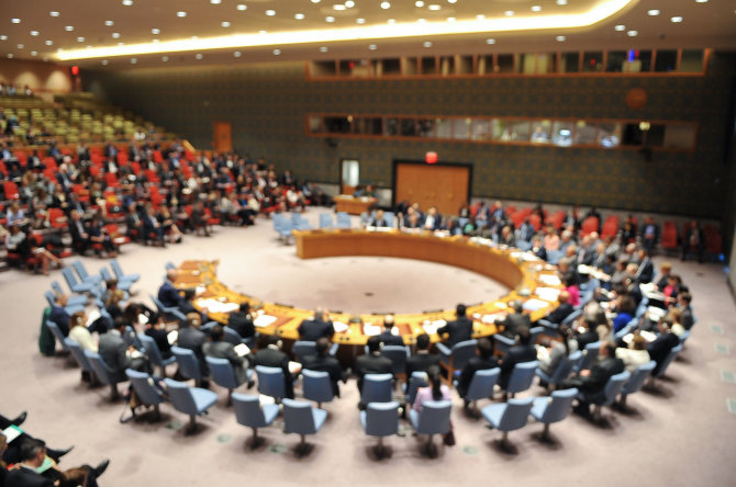 „Scanpix“/„Sipa USA“ nuotr./Jungtinių Tautų Saugumo Taryba