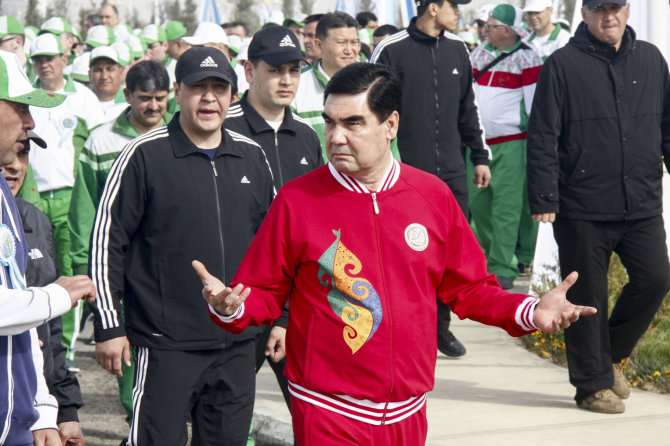 „Scanpix“/AP nuotr./Turkmėnistano prezidentas Gurbangulis Berdimuhamedovas