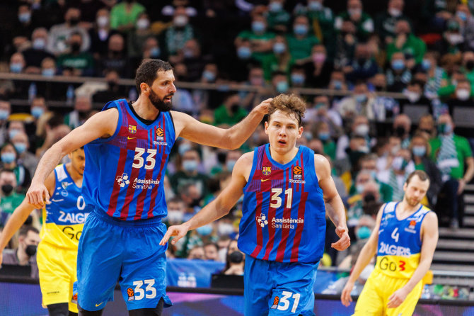 Erikas Ovčarenko/BNS/Kauno „Žalgiris“ – Barselonos „Barcelona“ 