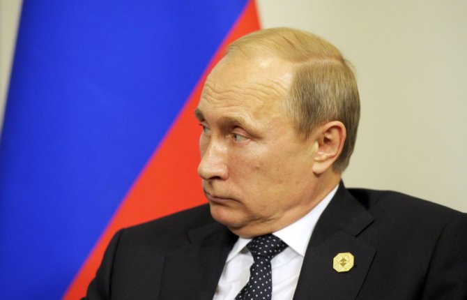 „Scanpix“/AP nuotr./Rusijos prezidentas Vladimiras Putinas