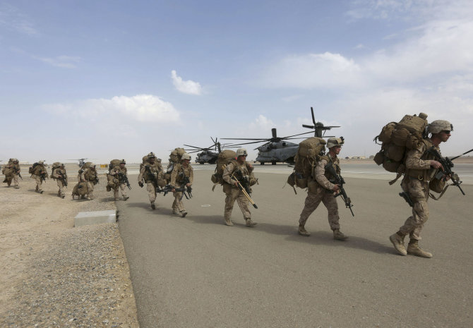 „Reuters“/„Scanpix“ nuotr./JAV kariai Afganistane