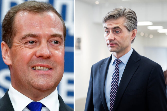 15min koliažas/Dmitrijus Medvedevas, Kėstutis Budrys