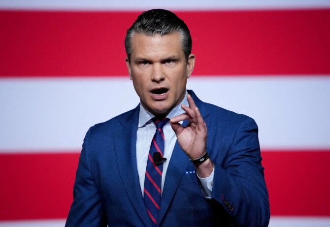 Pete'as Hegsethas / Andrew Harnik / via REUTERS
