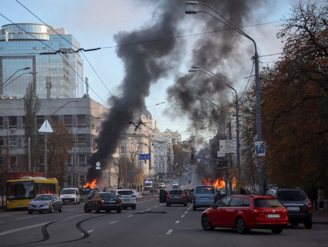 „Reuters“/„Scanpix“ nuotr./Karas Ukrainoje. Kyjivas