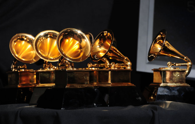 AFP/„Scanpix“ nuotr./„Grammy“ trofėjai