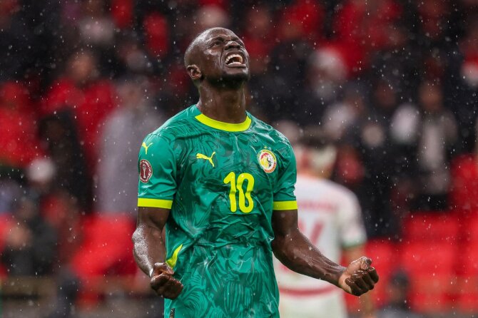 „Scanpix“ nuotr./Afrikos čempionato finalas: Marokas – Senegalas. Sadio Mane 