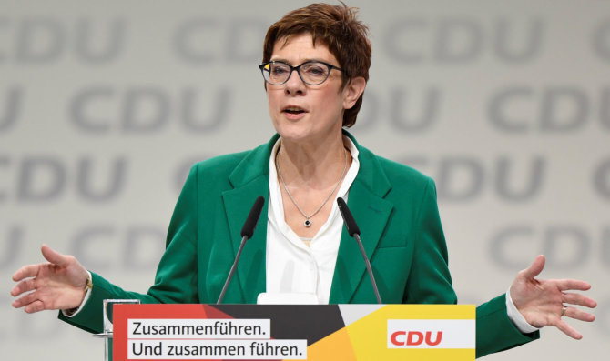 „Reuters“/„Scanpix“ nuotr./Annegret Kramp-Karrenbauer