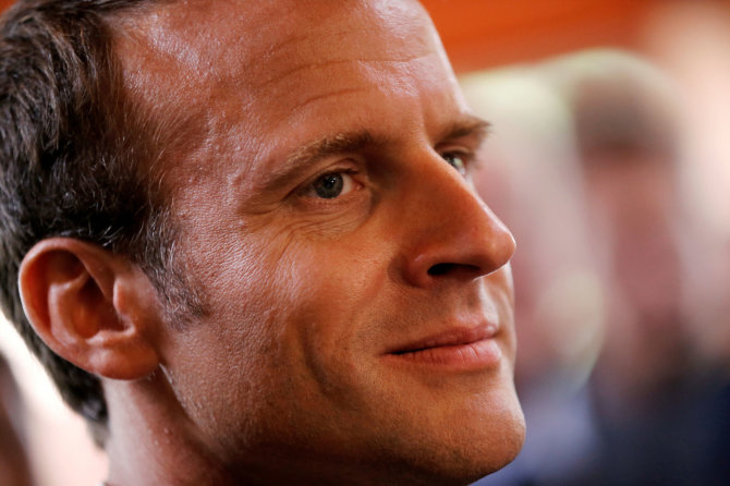 „Reuters“/„Scanpix“ nuotr./Emmanuelis Macronas